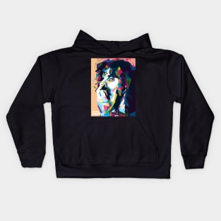 Abstract Frank Zappa in WPAP Kids Hoodie